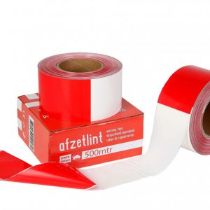 Afzetlint 500 meter Rood-Wit