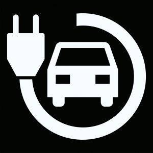 Pixeltegel met pictogram oplaadpunt “AUTO logo”