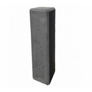 Betonpoer 12x12x50 cm ANTRACIET