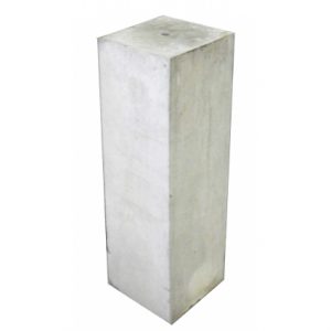 Betonpoer 15x15x50 cm met strakke rand