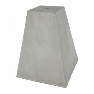 Betonpoer 20x20x50 cm + SCHROEFHULS M16