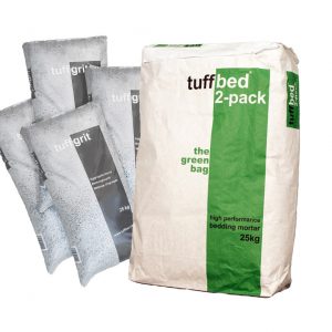 tuffbed 2-pack – Beddingmortel  (mix ratio 4:1)