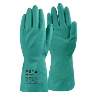 PSP40-200 Groene Nitril werkhandschoenen (per 12 paar)