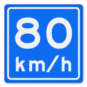 RVV Verkeersbord – model A04-80 klasse III