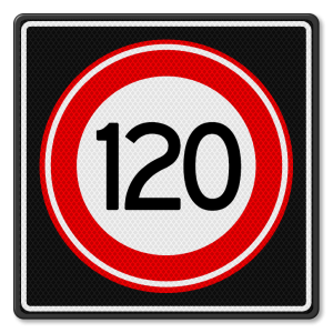 RVV Verkeersbord – model A01-120s klasse III