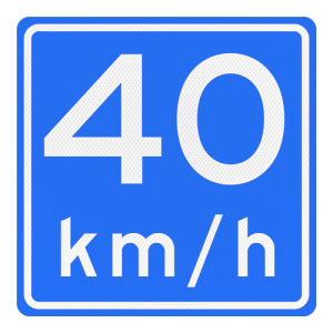 RVV Verkeersbord – model A04-40 klasse III