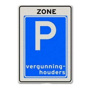 RVV Verkeersbord – model E09zb klasse III