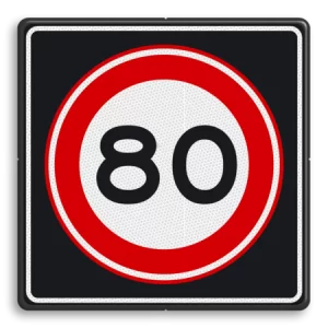 RVV Verkeersbord – model A01-80s klasse III