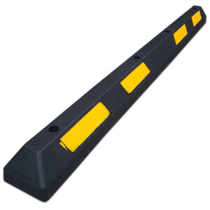 Parkeerstop 180 cm rubber met reflectie