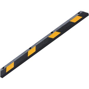 Zware Rubber Parkeerstoeprand met Reflectie