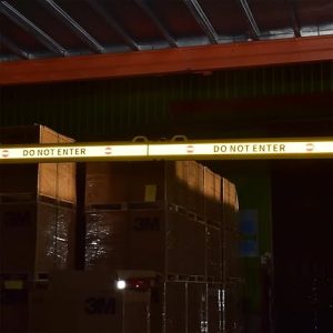 Reflecterende Waarschuwingsbalk / Hoogtebegrenzer