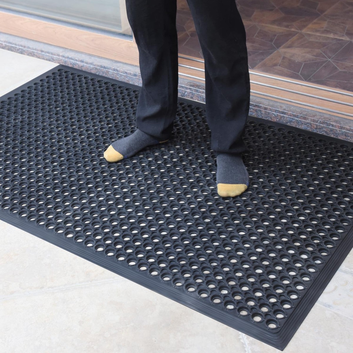 Rubberen Antislip Mat met Gaten voor Deurkeuken Badkamer Bar Buiten - Afbeelding 10