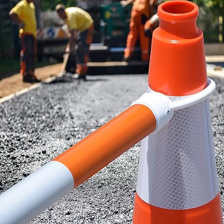 Uitschuifbare afzetbalken voor verkeerskegels (Set van 8) - Afbeelding 7