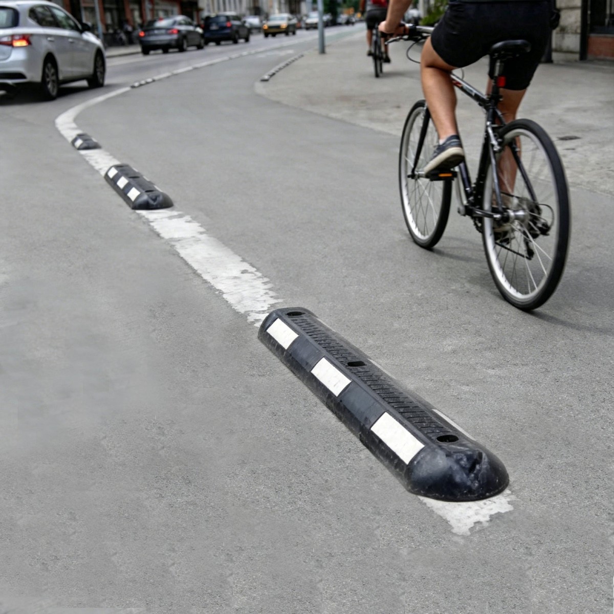 Fietspadafscheider Zwart/Wit (set 2 stuks) - Afbeelding 7