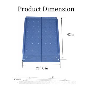 Drempelhulp met laag profiel, 120 cm