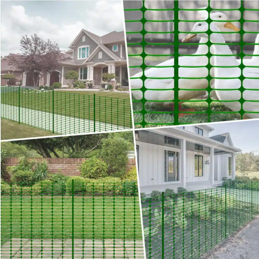 Kunststof veiligheidsgaas op rol 1,02 x 60,96 meter – complete set - Afbeelding 5